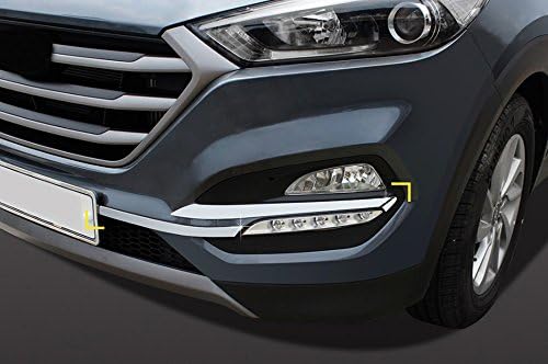 Chrome Fog Lamp Bezels 2015 Reflectors Frame Accessories