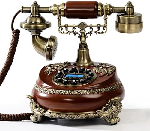 Wddwarmhome Creative fashion retro fixed telephone home office retro phone landline environmental protection resin