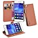 Produktbild Huawei 6 Hülle in BRAUN von Cadorabo - Handyhülle mit Kartenfach und Standfunktion für Huawei 6 Case Cover Schutzhülle Etui Tasche Book Klapp Style in SCHOKO BRAUN