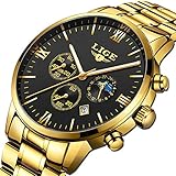 fossil chronograph damen gold ⌚Material und Eigenschaften ： Hochwertiges galvanisiertes Gehäuse, Mineralglas mit hoher Härte kann Abnutzung wirksam verhindern, langlebiges Ganzstahlgehäuse und -band bieten Ihnen ein angenehmes Tragegefühl.