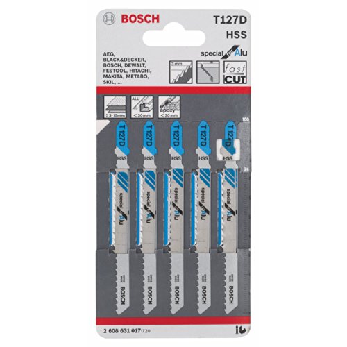 Bosch Pro Stichsägeblatt Special for Alu zum Sägen in Alu und Buntmetall (5 Stück, T 127 D) - 2