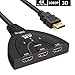 Produktbild TWENS 1995 HDMI-Switch mit 3 Anschlüssen, unterstützt 4K/3D/PS3/PS4/Xbox/1080P/Apple TV/DVD-Player/Laptop