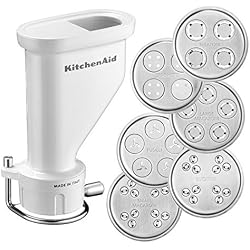 KitchenAid 5KSMPEXTA Kit emporte-pièces gourmet pour pâtes fraîches (avec 6 emporte-pièces), accessoire optionnel, pour tous les robots pâtissiers KitchenAid