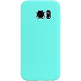 cuzz Cover per Samsung Galaxy S7 Edge+(1 pezzi proteggi schermo in vetro temperato) tinta unita premium flessibile in silicon