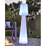 Datalight JLE7051027 Lampadaire Extérieur, Plastique, Blanc, 110 x 25 x 25 cm