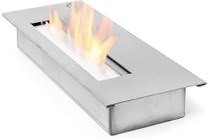 MORITZ Brûleur bio-éthanol cheminée gel combustible cheminée avec réservoir de 1,5 litre