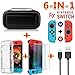 Price comparison product image Ocamo For Nintend Switch Travel Carrying Bag Screen Protector Case Charging Cable Black