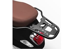 FAYEDENICY Gepäckträger für Roller, verlängerter Regalträger, obere Halterung, Plattensatz, Beifahrer-Sozius-Haltegriff, seitlicher Handlauf, Heckzubehör für Piaggio Vespa GTS300 GTS 300