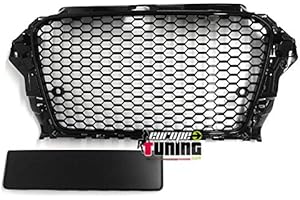 europetuning - 04554 - CALANDRE NOIRE SPORT LOOK RS3 A3 8V 2012-2016 AVEC PDC
