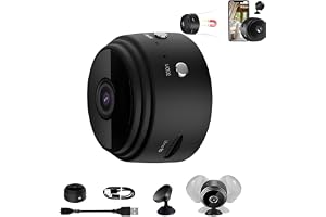 Orbicam-Orbicam-kamera, Orbicam-säkerhetskamera, Orbicam Magnetic Mini-säkerhetskamera Mini trådlös Wifi-kamera 1080p HD, högupplöst film, kan användas var som helst(3Pc*Black)