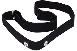 COUDUAN Heart Rate Monitor Chest Strap Replacement Adjustable Soft Replacement Chest Strap Compatible with for H10 H9 H7 Heart Rate Sensor