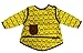 Pop-In Close Coverall Bib (6-18 months, Yellow Monkey)