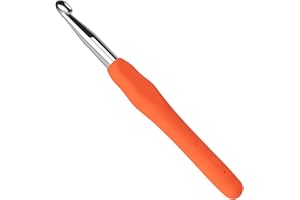 Totofy agujas crochet 9 mm,ganchillos crochet con mango suave ergonómico, agujas ganchillo adecuado para principiantes y entusiastas del ganchillo