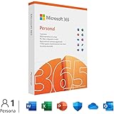 Microsoft 365 Personal - 1 persona- Per PC/Mac/tablet/cellulari - Abbonamento di 12 mesi