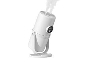 AGRDEED Luftbefeuchter, Auto Lufterfrischer Diffuser,Smart Humidifier Klein, 280ML Ätherische Öl Diffusoren Raumbefeuchter für Schlafzimmer Leise, Duale Nebelanschlüsse für Schlafzimmer Büro