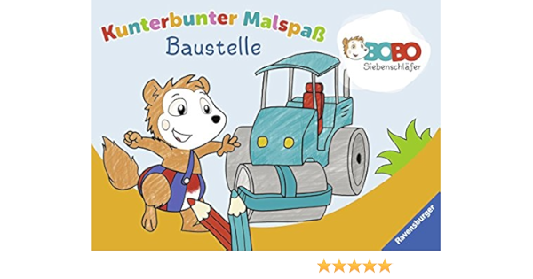 Bobo Siebenschlafer Kunterbunter Malspass Baustelle Amazon De Wdr Mediagroup Licensing Gmbh Bucher