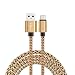 Produktbild ULTRICS® USB Typ C Kabel 91,4 cm (3 ft) – schnelles, langlebiges Ladekabel, mit robuster Metallhülle, Nylon geflochten & 10000 + Biegungslebensdauer für MacBook, ChromeBook Pixel, Nexus 5X, Nexus 6P, Nokia N1 Tablet, OnePlus 2, Android Smartphones Tablets