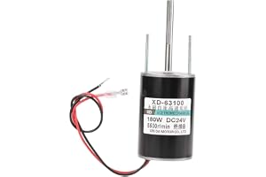 12 / 24V 150W Höghastighets Cw/Ccw Permanentmagnet DC-Motor för Diy-Generator (5500 Rpm (24V))