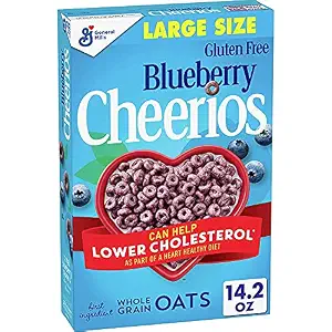 Blueberry Cheerios Breakfast Cereal, Gluten Free, 402g