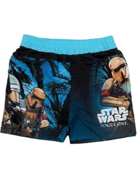 Disney Star Wars Badeshort Badehose (128, Hellblau 2)