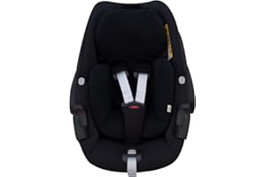 JYOKO Kids Bezug für Sitzverkleinerer kompatibel mit Maxi Cosi Pebble (Black Series, Maxi Cosi Pebble 360)