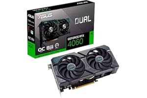 ASUS Dual GeForce RTX 4060 V2 OC Edition 8GB GDDR6 Design a doppio slot per un'ampia compatibilità con due potenti ventole Axial-tech DUAL-RTX4060-O8G-V2 / rivenditore autorizzato in Giappone