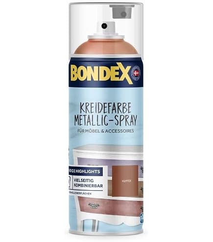 Bondex Kreidefarbe Spray 0,4 L In Warmes Himmelsgrau – Für Shabby Chic Look, Einfach Sprühen