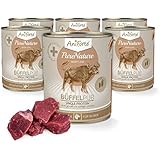 AniForte® PureNature Hundefutter Büffel Pur 6 x 800g - Naturprodukt für Hunde