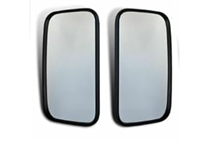 AUTOBITS 2x Spiegel Schwarz Ersatzspiegel Rückspiegel Außenspiegel Zusatzspiegel Links Rechts LKW Bus Traktor 320mmx187mm