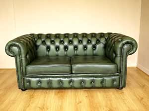 chesterfield sofa seater antique leather sofas kitchen