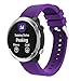 Produktbild Big-Mountain Für Garmin vivoactive 3, Silikonarmband, Leichtes Weiches Handschlaufe Ersatz Uhr Sport Armband Bügel Strap (Violett)