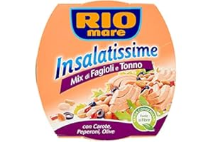 3X Rio Mare Insalatissime Fagioli e Tonno Mix of Beans and Tuna 160g Ready Food Tuna Salad
