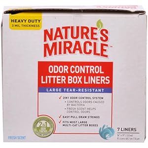 Nature 's Miracle Geruchskontrolle Katzentoilette, 7Zählen