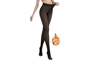 BTkviseQat Thermostrumpfhosen für damen,Strumpfhosen Damen Winter,Gefütterte Strumpfhose,Gefälschte Durchscheinend Plüschstrümpfe Pantyhose Wärmende Fleece Strumpfhose
