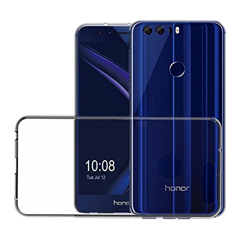 iVoler Funda Huawei Honor 8  Slim Fit Huawei Honor 8 Funda Carcasa Case Bumper con Absorci  n de Impactos y Anti-Ara  azos Espalda Case Cover para Huawei Honor 8 - Transparente
