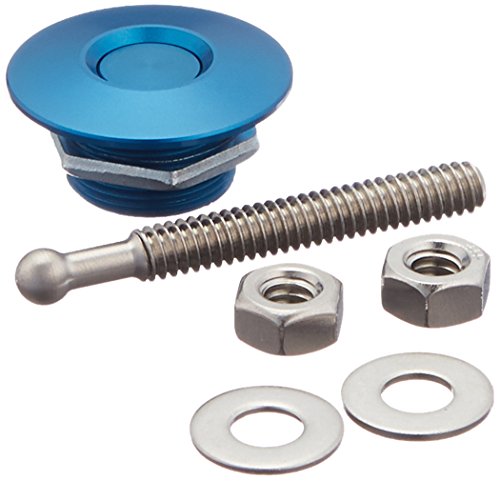 Quik-Latch ProductsQL-25-BU 1.25" Diameter Blue Anodized Aluminum Mini Quick Release Latch