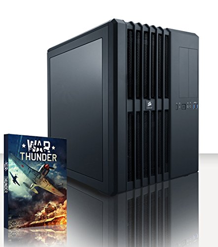 VIBOX Legend 13 Gaming PC - 4,0GHz Intel i7 8-Core CPU, 2x GTX 1080, leistungsfähig, Wassergekühlter Desktop Gamer Computer mit Spielgutschein, Weiß Innenbeleuchtung, lebenslange Garantie* (3,2GHz (4,0GHz Turbo) Superschneller Intel i7 6900K Acht 8-Core Prozessor CPU, 2x Dual SLI Nvidia GeForce GTX 1080 8GB Grafikkarten, 16GB DDR4 3000MHz RAM, 3TB Festplatte, Corsair H100i GTX Wasserkühler, Corsair RM1000 Netzteil, Corsair Air 540 Gehäuse, Rampage V Mainboard, Ohne Windows Betriebssystem)