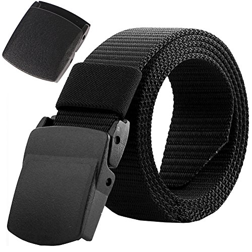 AIZESI Men Nylon Military Tactical Belt,Plastic Buckle,49inch AIZESI Men Nylon Military Tactical Belt,Plastic Buckle,49inch