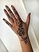 6 Sheets STENCILS TATTOO Set 6 Mehndi TemplateTattoo Henna Designs for Hand - single use - for Henna Tattoo Glitter Tattoo Airbrush Tattoo