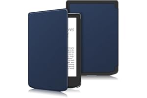 Kepuch Custer Funda para Pocketbook Verse Pro PB629 PB634,Slim Smart Cover Fundas Carcasa Case Protectora de PU-Cuero - Azul