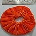 Aadya® Pair of Large 12cm Velvet Hair Scrunchies Hair Band in 26 Different Colour (ORANGE)
