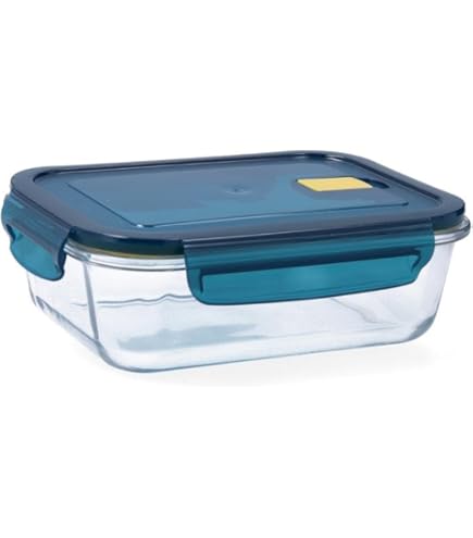 Bocal En Verre Borosilicate Kuhn Rikon - 0.64L, 1.05L, 1.52L, Hermétique, Résistant De -40°C à 500°C, Pour Micro-ondes Et Four