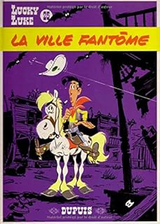 jaquette livre Lucky Luke, tome 25 : La Ville fantôme