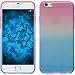 Produktbild PhoneNatic Case für Apple iPhone SE Hülle Silikon Design:06 Ombrè Cover iPhone SE Tasche + 2 Schutzfolien
