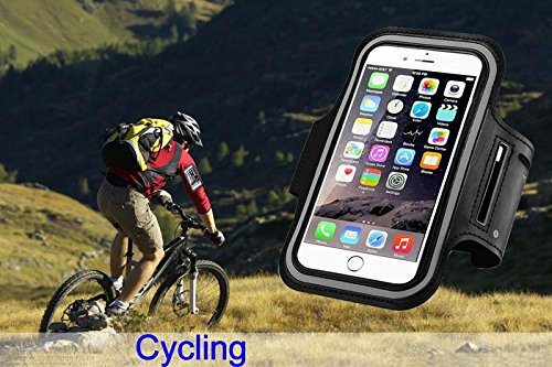 Armband-Case-Oneplus-5T-Armband-Case-for-Sports-Running-Jogging-Walking-Hiking-Workout-and-Exercise-Horseback-Riding-Shopping-Rollerblading-High-Quality-With-Key-Slots-by-AMPLE