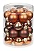 Produktbild Inge-glas 15183D001-MO Kugel, 28-Stück, Copper und Brown-Mix, 30 mm, Kupfer/Amaretto / Cocoa