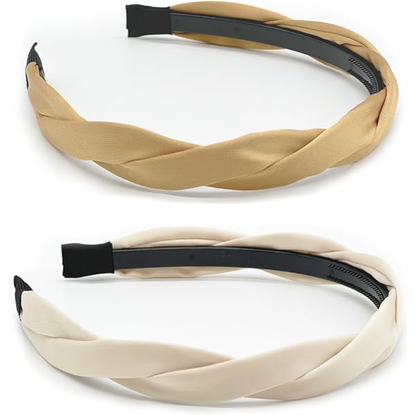 3 Stück Haarreifen & Scrunchies Set – Schwarz, Retro Design, Für Damen & Brillenträger