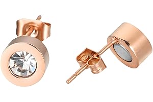 MagEnergy Magnetic Stud Ohrringe für Lymphdrainage für Frauen, Magnetfeldtherapie Ohrringe für Pain Relief, Modeschmuck Geschenke