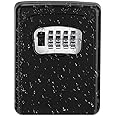 oddpod™ Combination Key Safe Box/Key Safe Lock Box Outdoor Storage Box with Code Combination Password Security Lock CH-801 (Black)