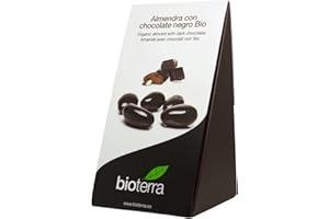 BIOTERRA Almendra Española Ecológica con Chocolate Negro Gourmet Bio 100g
